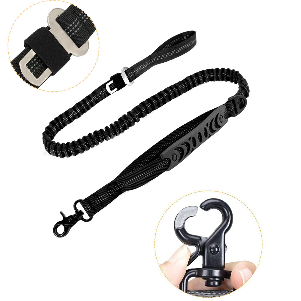 Dog Leash, Dog Leash For Large Dogs, Multifunctional Dog Leashes For Medium Dogs, Adjustable Dog Leash With Car Seatbelt, 4-6 FT Strong Bungee Dog Leash - Image 8