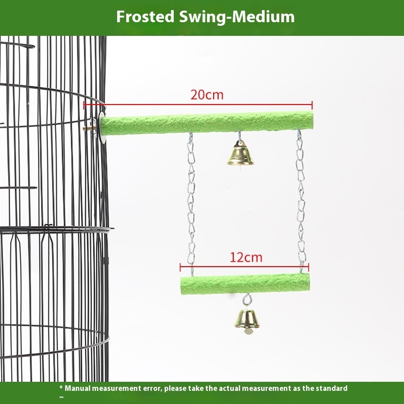 Parrot Solid Wood Stand Rod Swing Grinding Claw Toy - Image 5