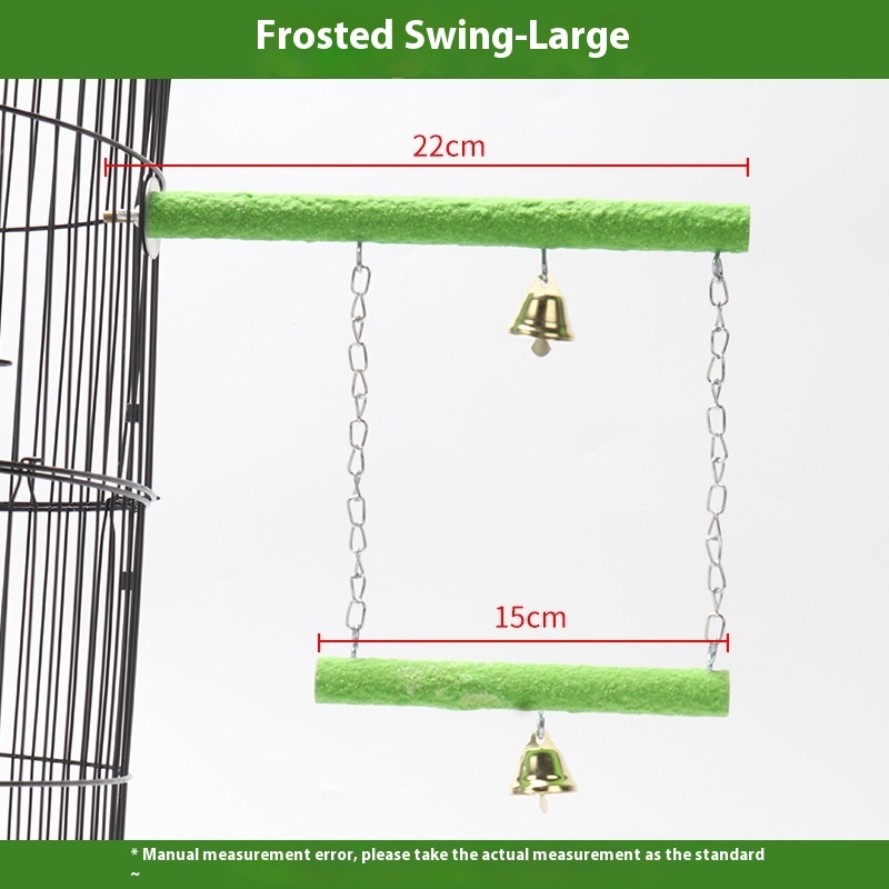 Parrot Solid Wood Stand Rod Swing Grinding Claw Toy - Image 6