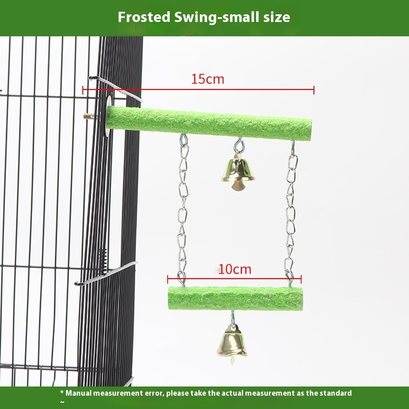 Parrot Solid Wood Stand Rod Swing Grinding Claw Toy - Image 10