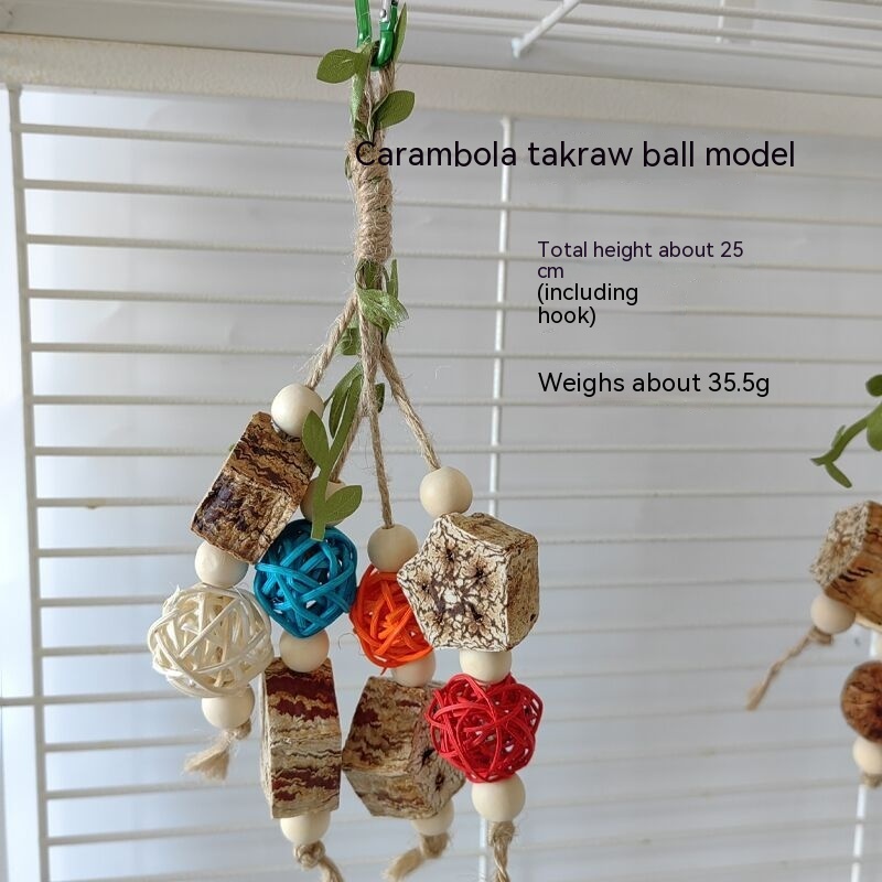 Parrot Toys Parrot Bite Supplies Bird Stand Rod Bird Cage - Image 10