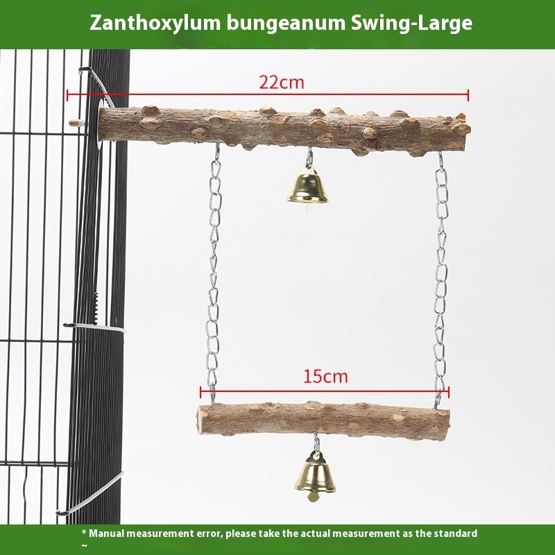 Parrot Solid Wood Stand Rod Swing Grinding Claw Toy - Image 7