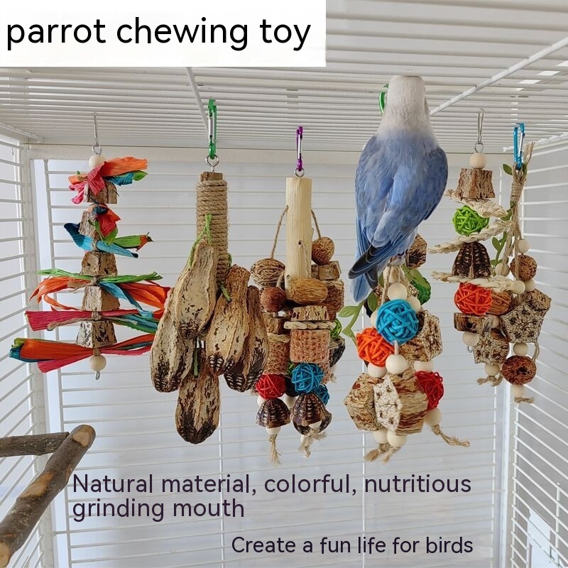 Parrot Toys Parrot Bite Supplies Bird Stand Rod Bird Cage - Image 6